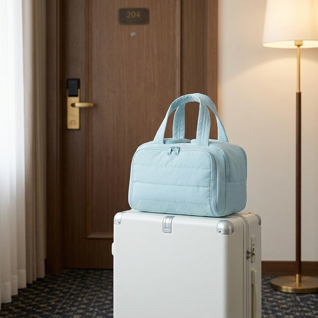 Cloudette Wide-Mouth Toiletry Bag - Elena Harper