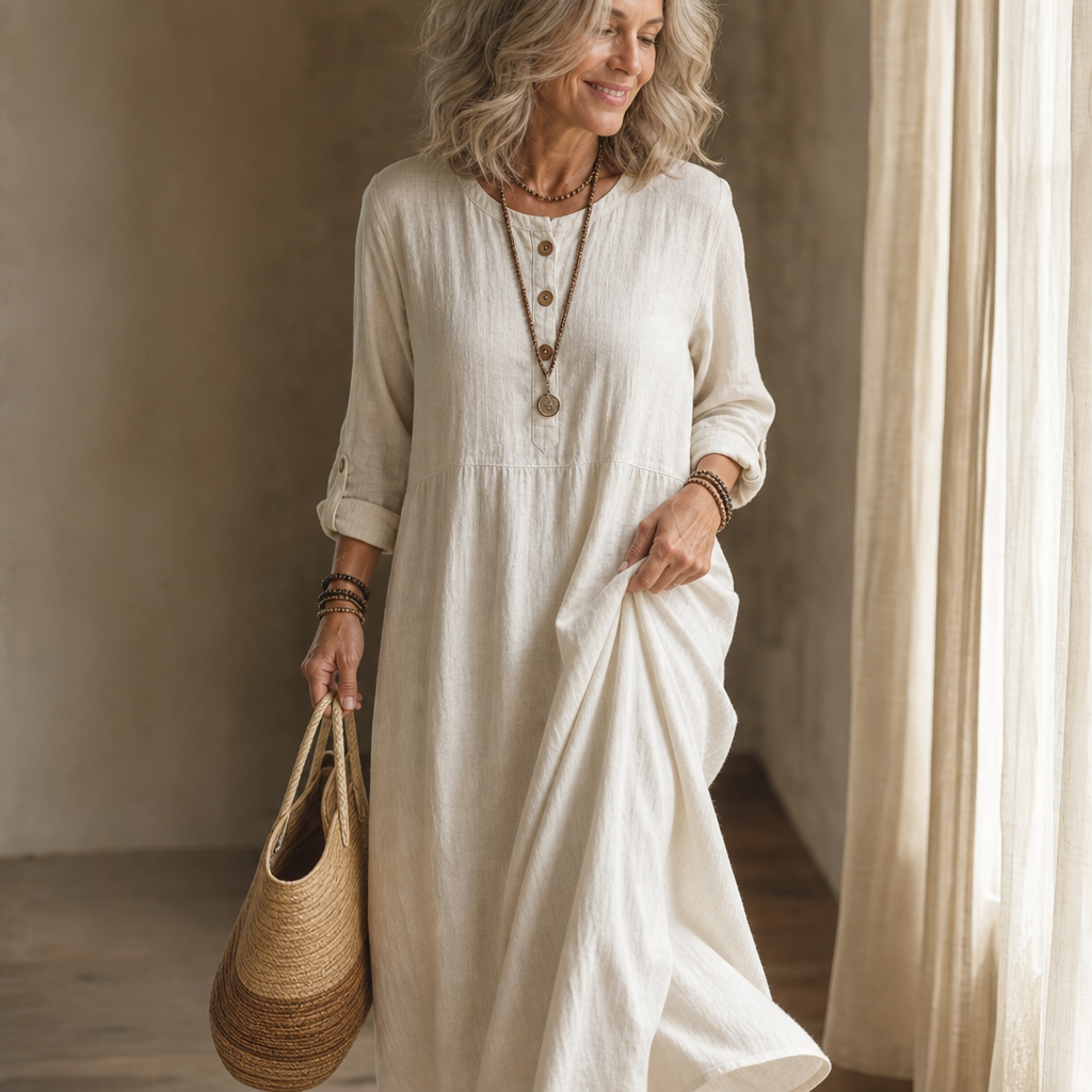 Daylora Pocketed Maxi Dress - Elena Harper