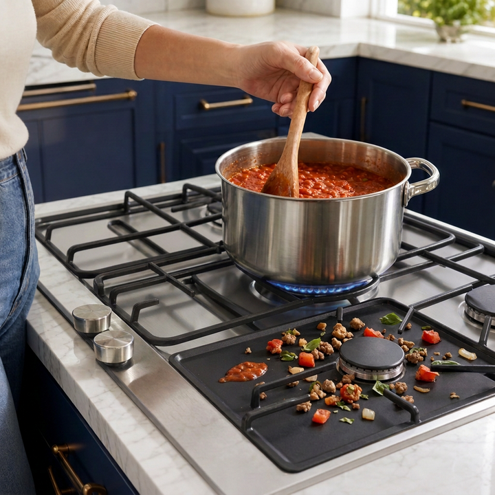 Cleargrate Trimmable Non-Stick Burner Cover Set (4-Packs) - Elena Harper