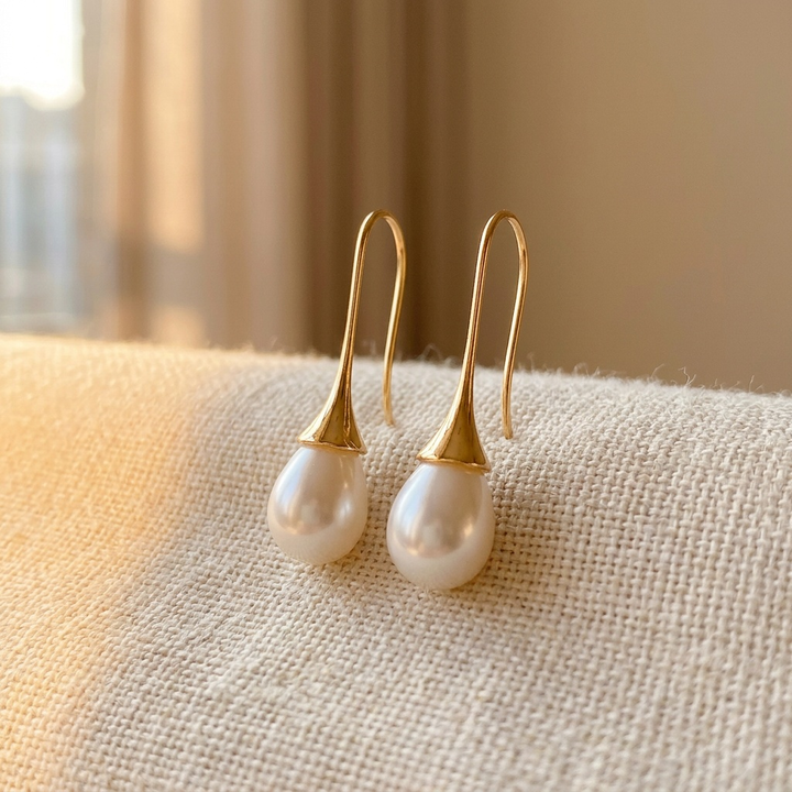 Classic Pearl Helena Earrings - Elena Harper