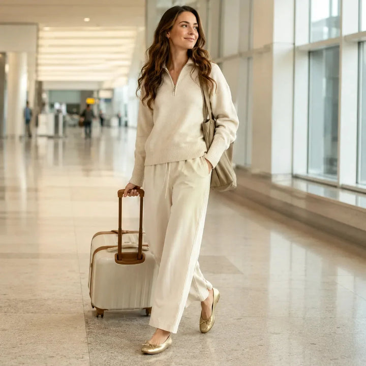 Belluna Foldable Ballet Flats with Matching Travel Pouch - Elena Harper