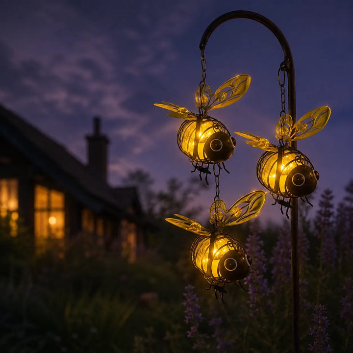Beeloom Solar Hanging Bee Lamp for Garden - Elena Harper