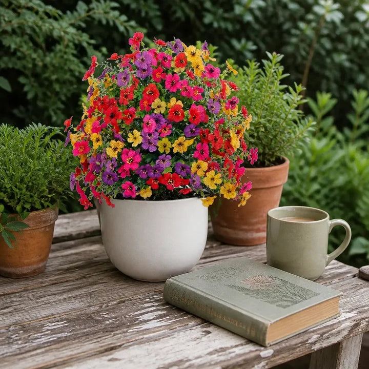 Blomora Artificial Flower Stake Bouquet for Garden & Porch - Elena Harper