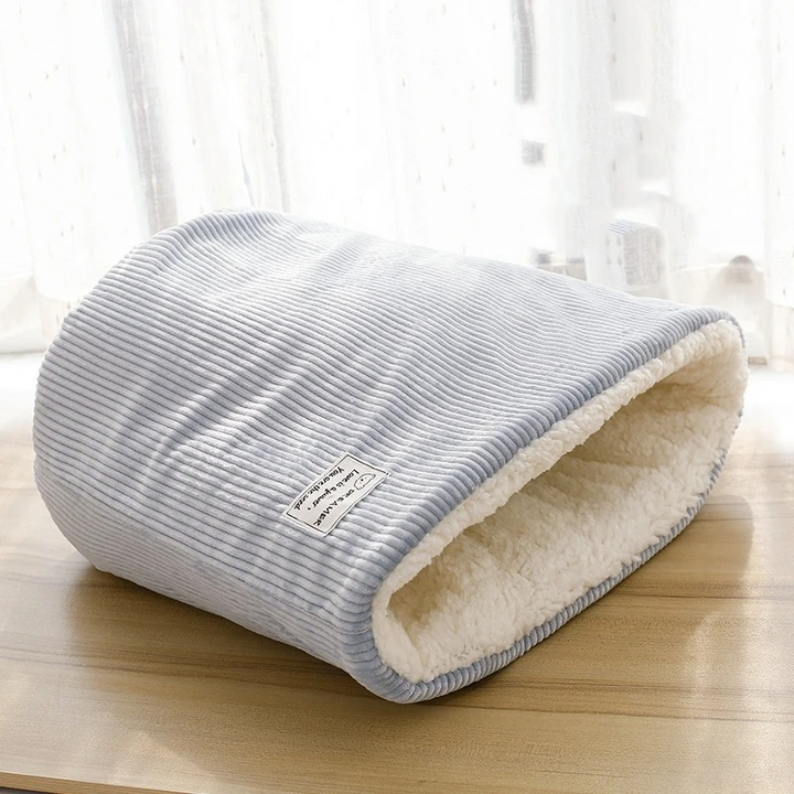 Cozy Cat Cave Bed for Warmth & Security