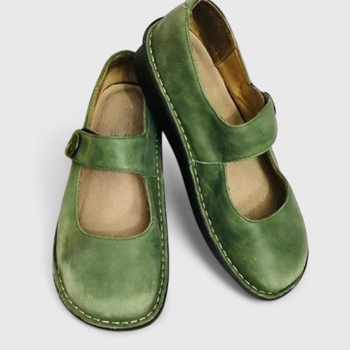 Margaret Classic Mary Jane Flats - Elena Harper
