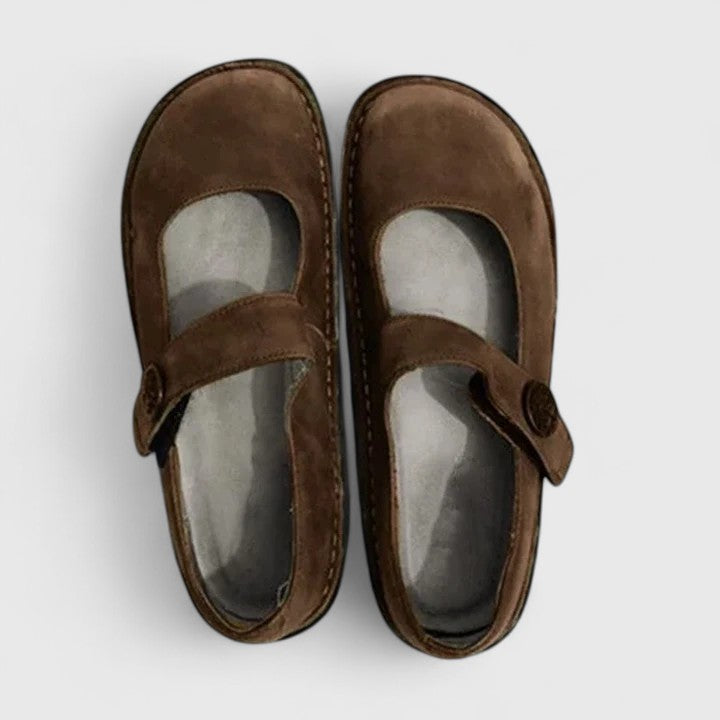 Margaret Classic Mary Jane Flats - Elena Harper