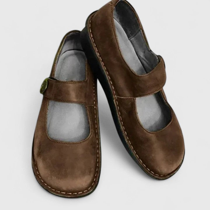 Margaret Classic Mary Jane Flats - Elena Harper