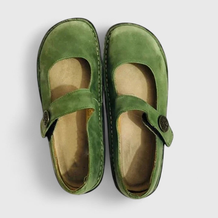 Margaret Classic Mary Jane Flats - Elena Harper