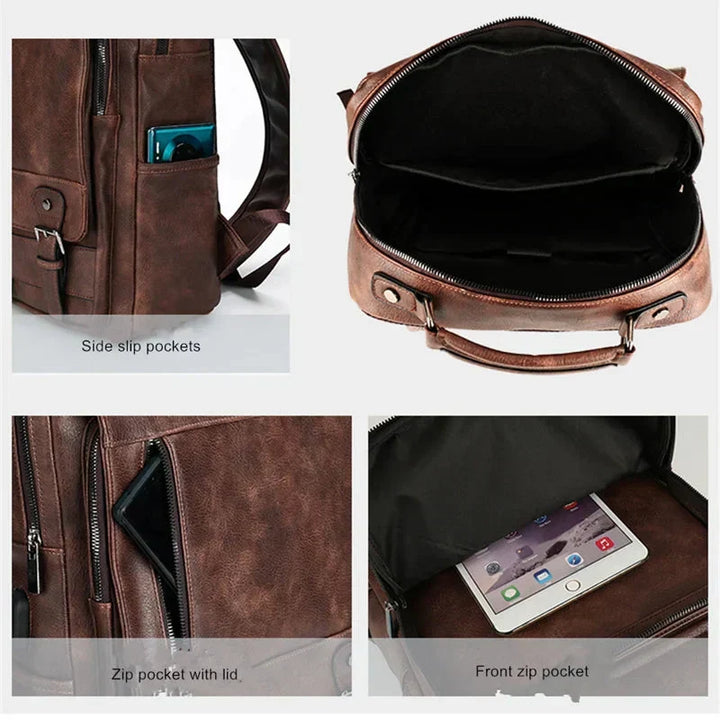London Leather Backpack