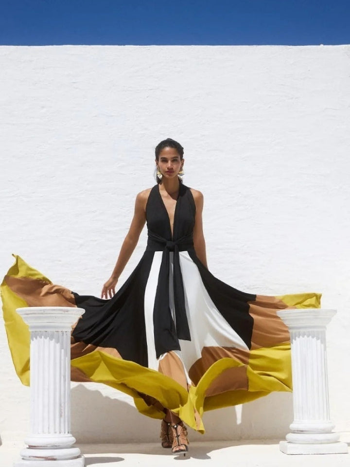 Polymorphic Maxi Dress