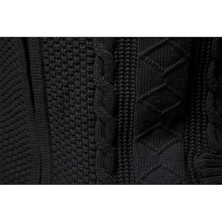 Gerard | Textured Zip-Up Cardigan