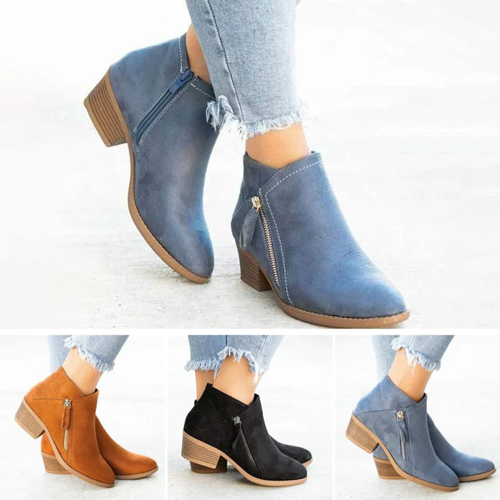 Isabella - Casual Suede Ankle Boots for Women