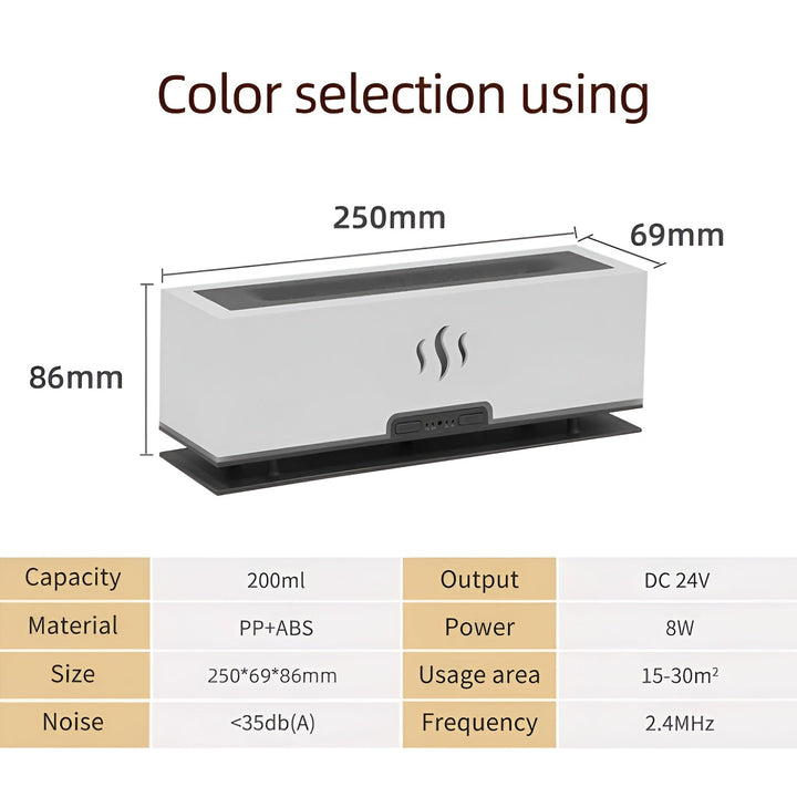 GlowFlame – Multifunctional Aroma Humidifier