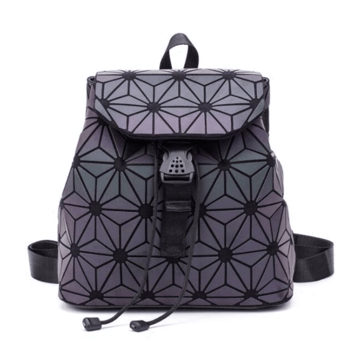 Reflective Color-Changing Women's Geometric Backpack