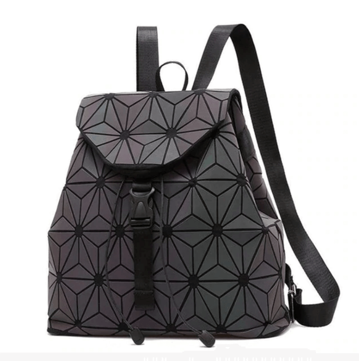 Reflective Color-Changing Women's Geometric Backpack