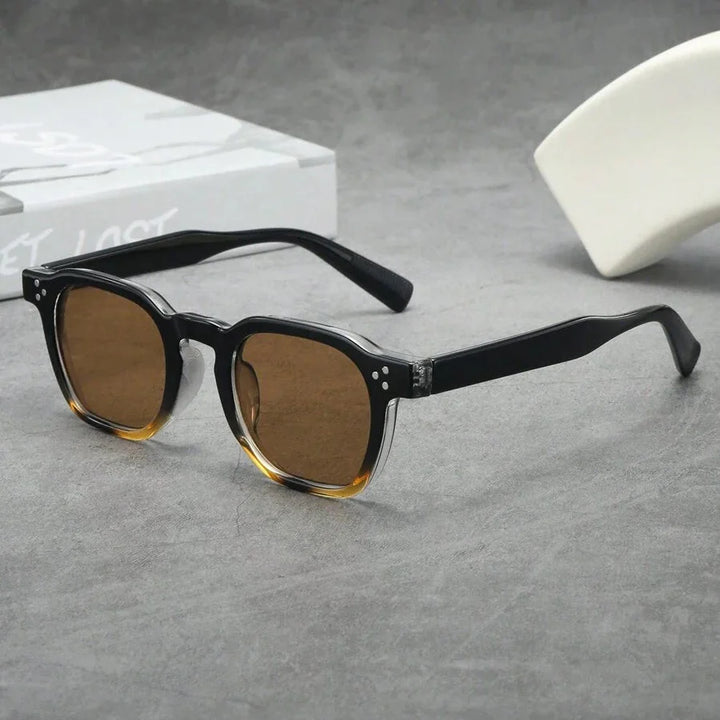 Round Tortoiseshell Sunglasses for Men