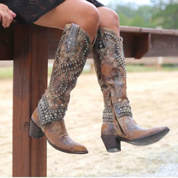 Cowboy Boots with Heels Lioré - Elena Harper