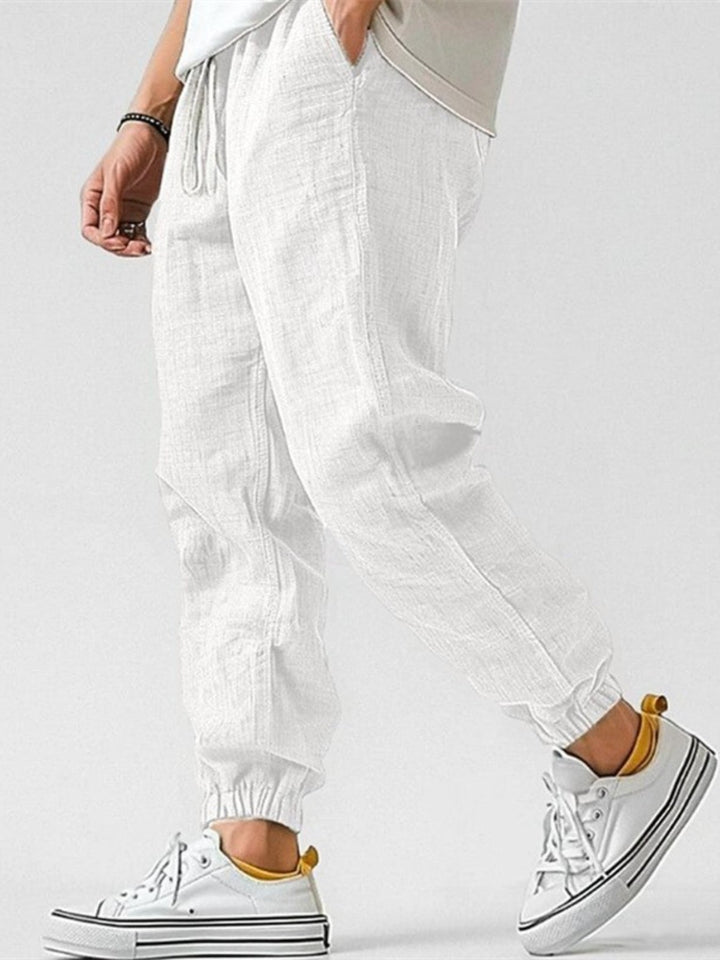 Lazaro - Lightweight Linen Joggers