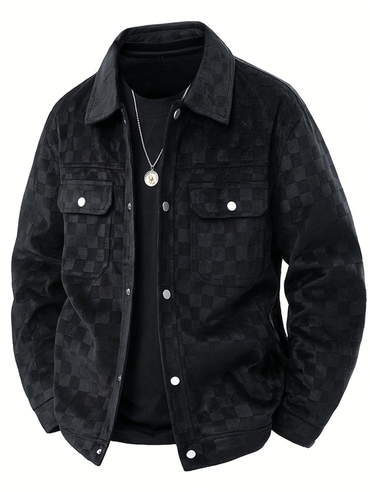 Melchiorre Elegant Suede Jacket - Elena Harper