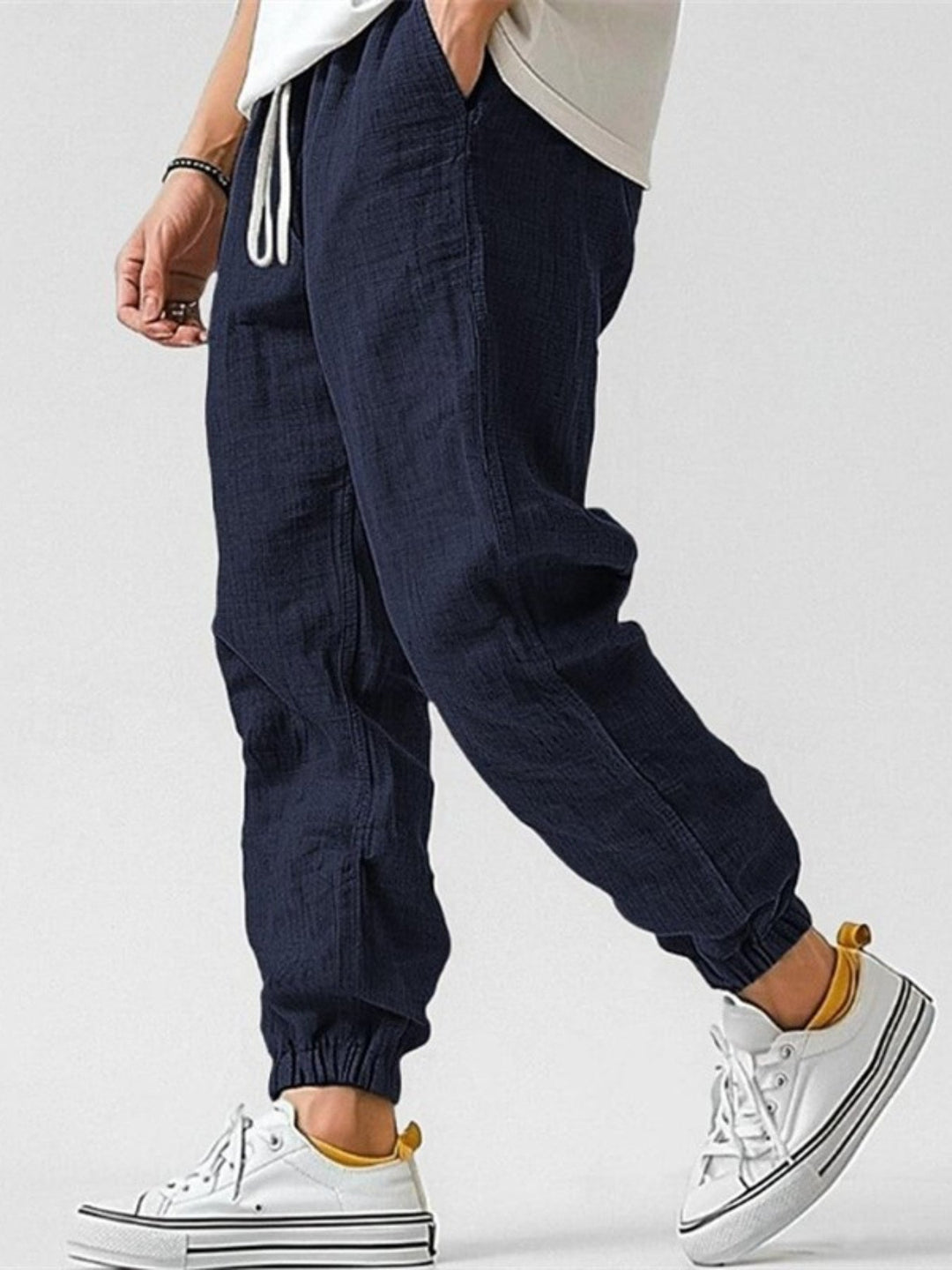 ELENA HARPER™  |  LINEN JOGGERS FOR MEN