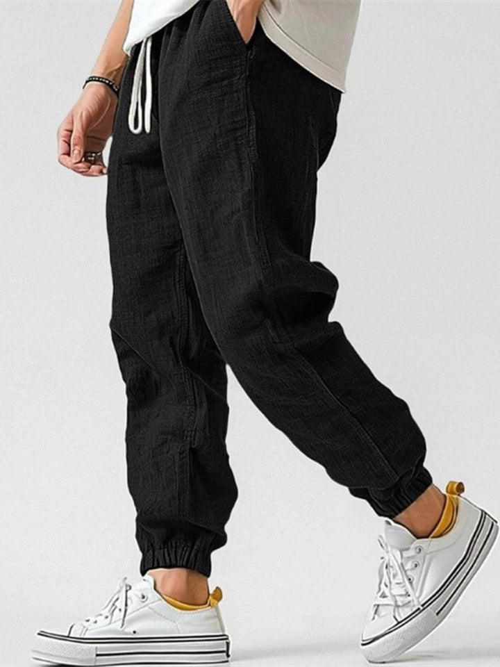 Lazaro - Lightweight Linen Joggers
