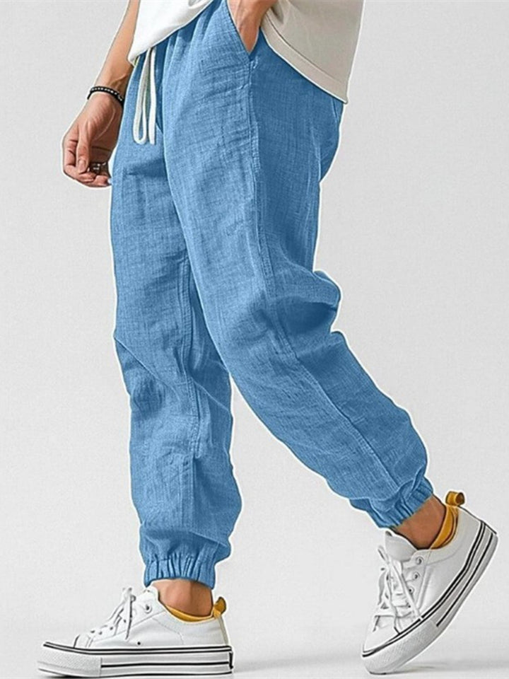 Lazaro - Lightweight Linen Joggers