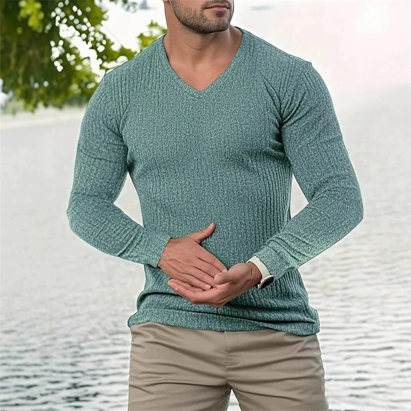 ETHAN – MODERN FIT RIBBED SWEATER