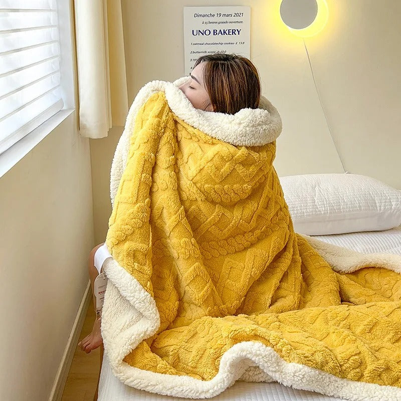 WarmWool - Thick Lambswool Winter Blanket