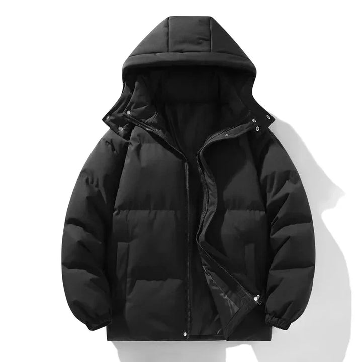 ChillGuard Elegant Padded Jacket with Hood, view 4 - Elena Harper