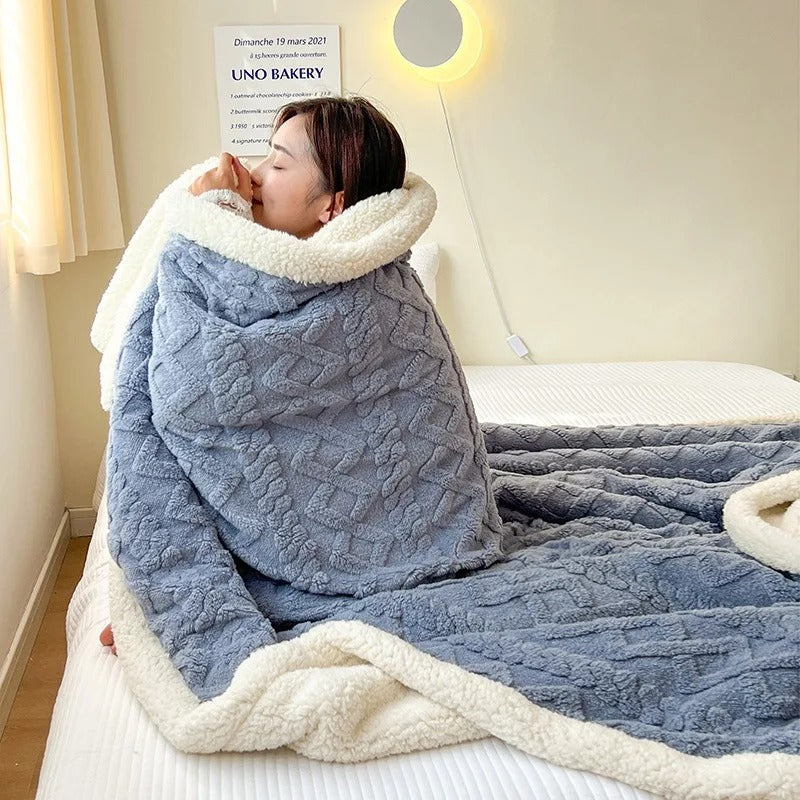 WarmWool - Thick Lambswool Winter Blanket