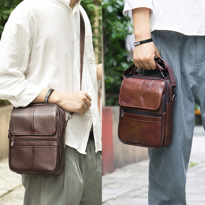 ALESSIO | Leather Shoulder Bag for Everyday Use