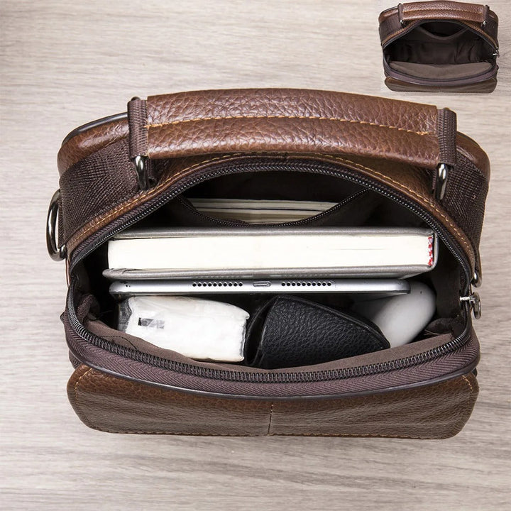ALESSIO | Leather Shoulder Bag for Everyday Use