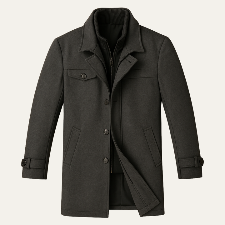 Men's Double Closure Coat