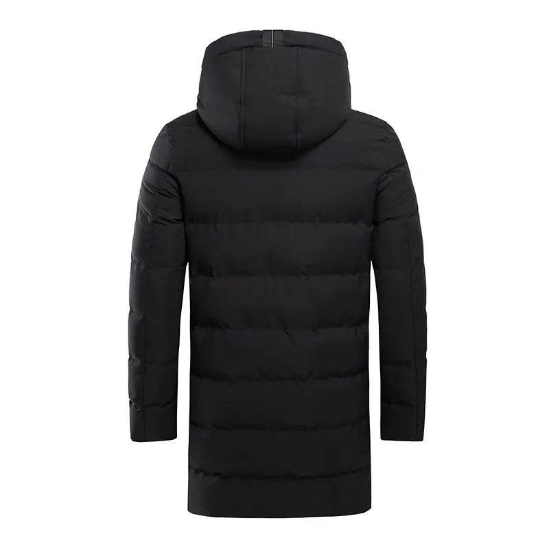 Men's Quilted Hooded Coat - Elena Harper