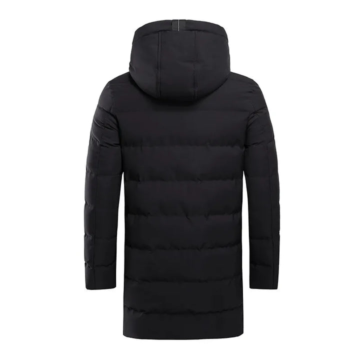 Men's Quilted Hooded Coat - Elena Harper