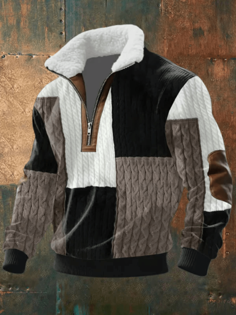 Will Stylish & Comfortable Sweater with Warm Fleece Collar - Elena Harper
