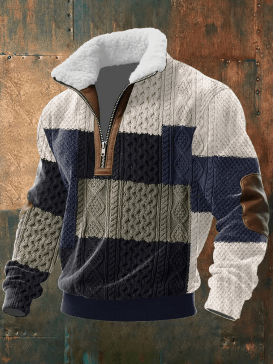 Will Stylish & Comfortable Sweater with Warm Fleece Collar - Elena Harper