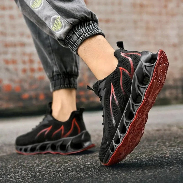 Men's Breathable Running Shoes with Cushioned Sole