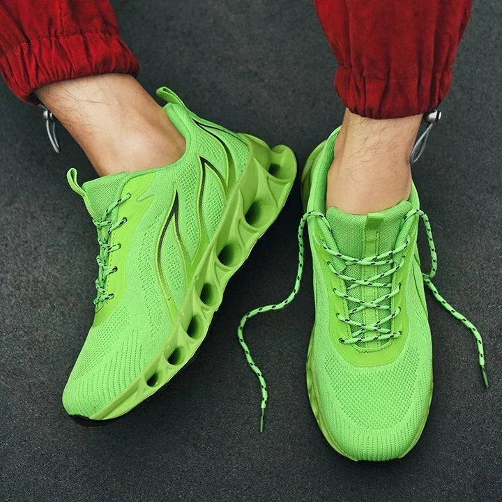 Men's Breathable Running Shoes with Cushioned Sole