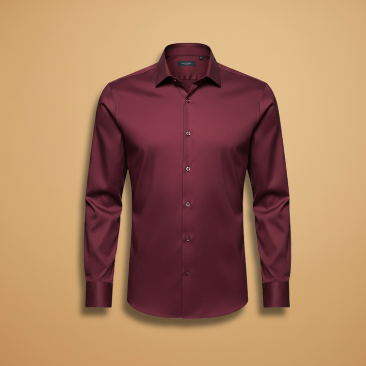 Men's Versatile Long Sleeve Button-Down Shirt