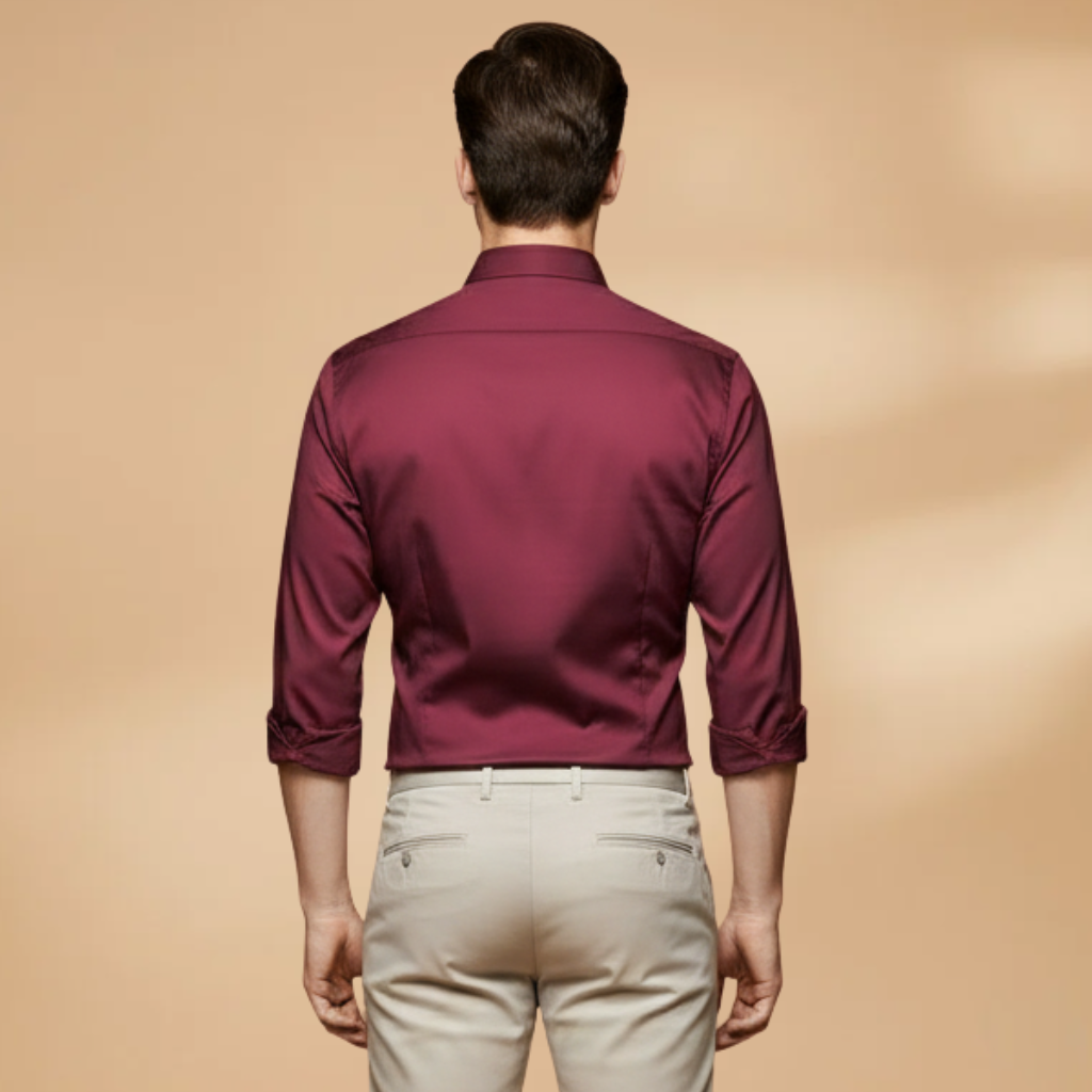 Men's Versatile Long Sleeve Button-Down Shirt