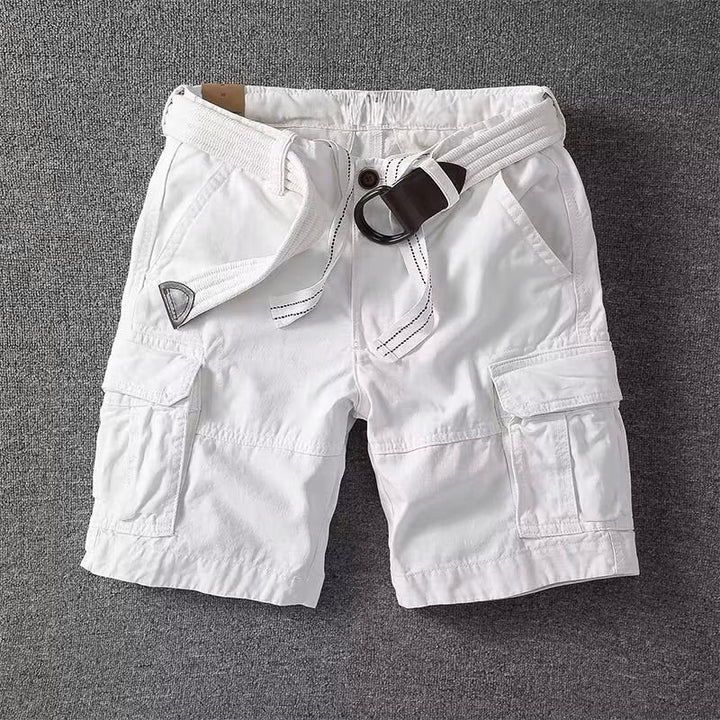 Men's Durable Cargo Shorts with Multiple Utility Pockets