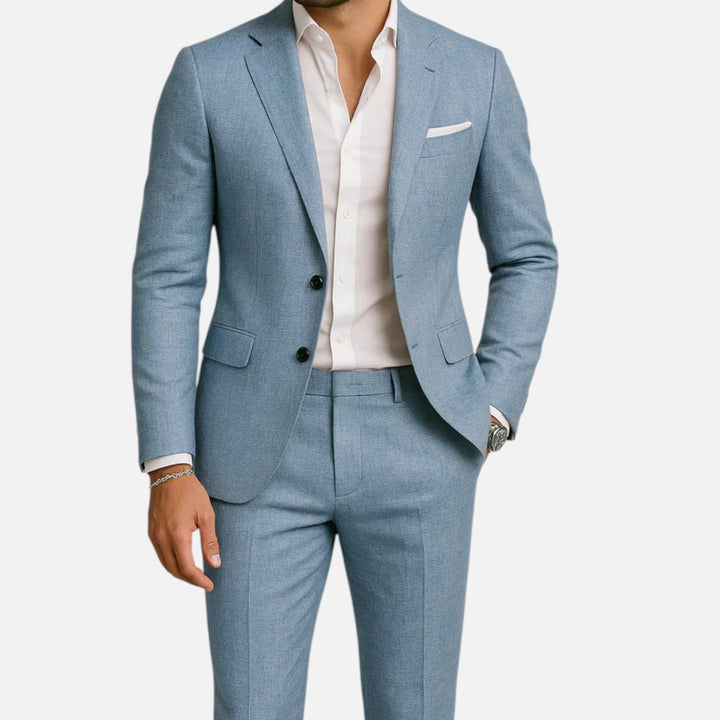 Men's Classic Casual Suit - Effortless Warm-Weather Style