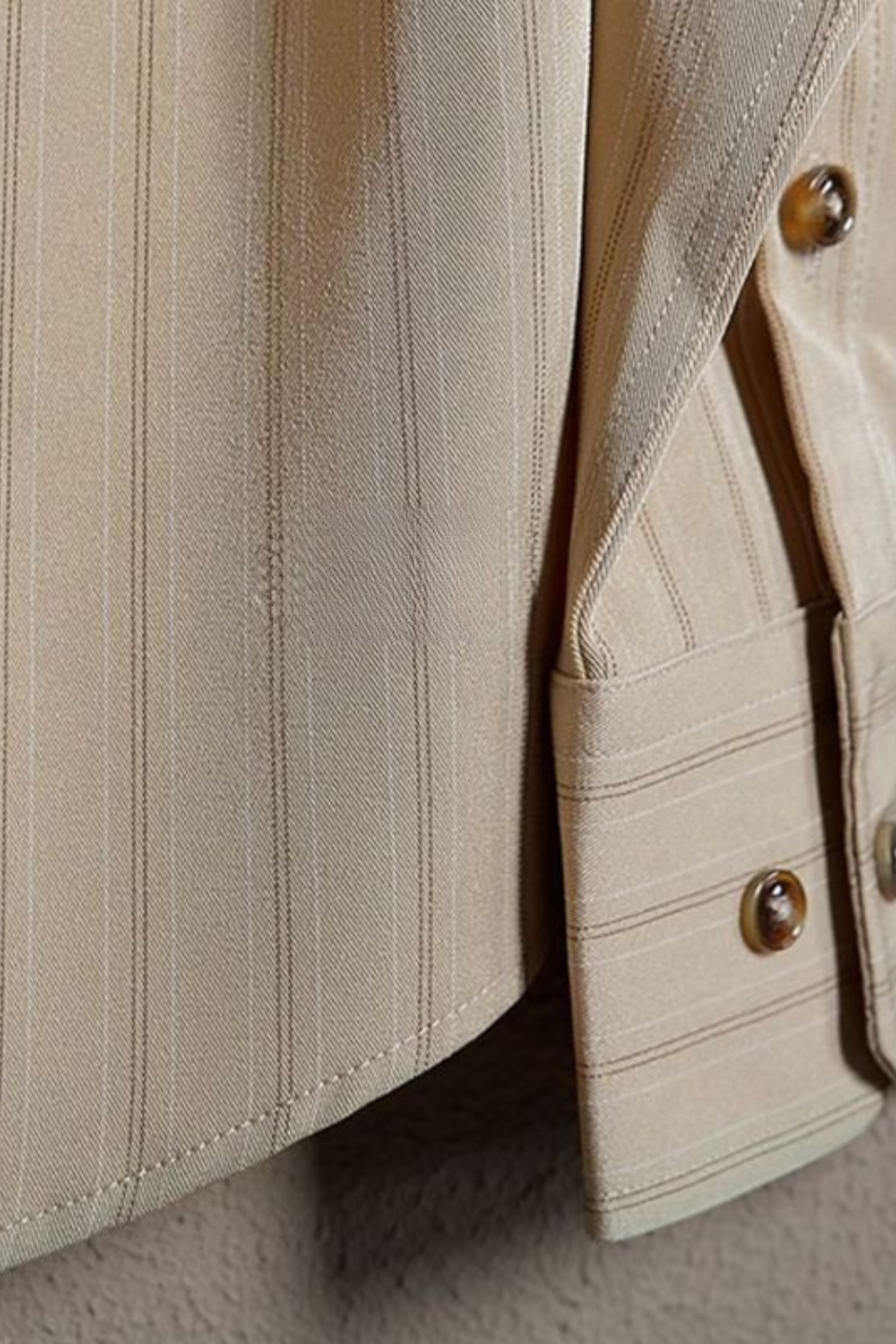 Men's Striped Long Sleeve Button Down Formal Shirt