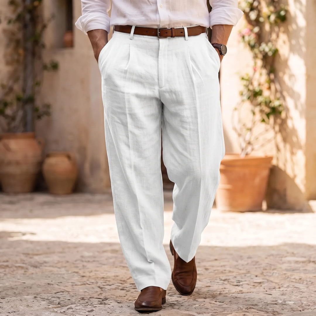Men's Pleated Pants