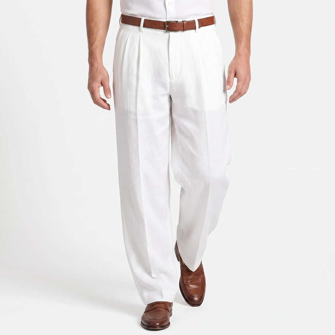Men's Pleated Pants