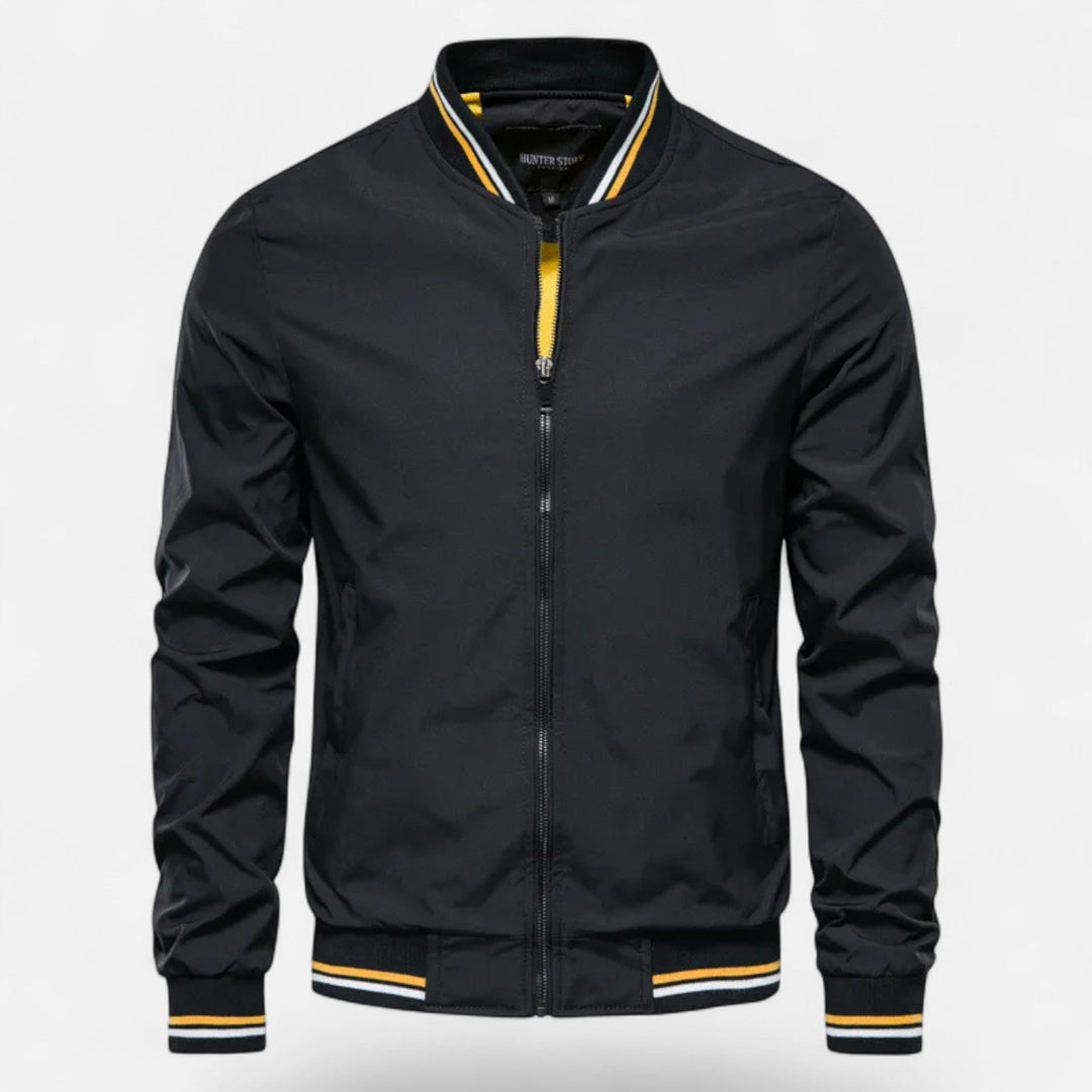 Men's Stand-Collar Non-Iron Casual Jacket