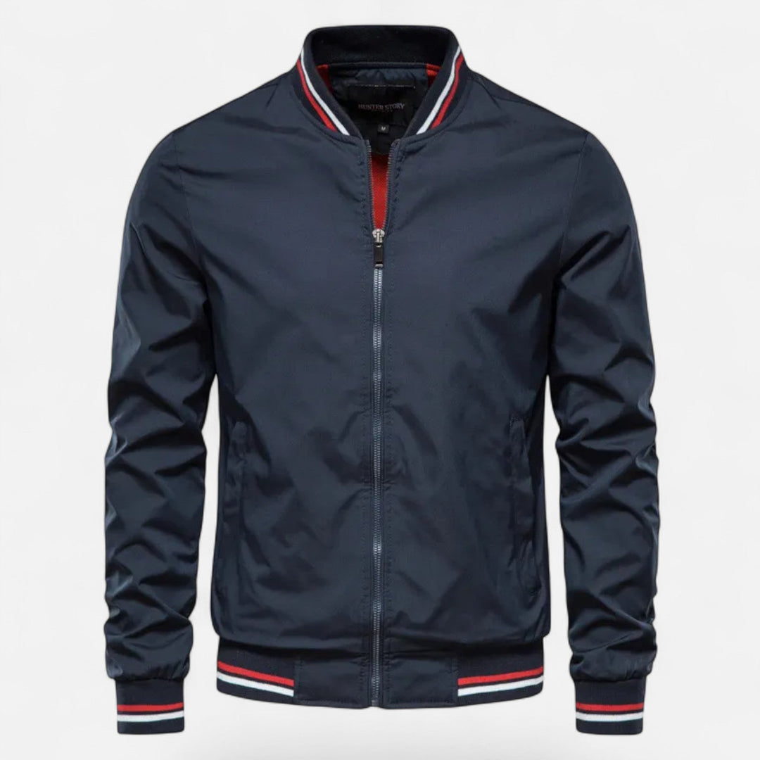 Men's Stand-Collar Non-Iron Casual Jacket