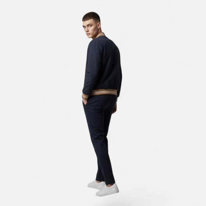 Men's Stand-Collar Non-Iron Casual Jacket