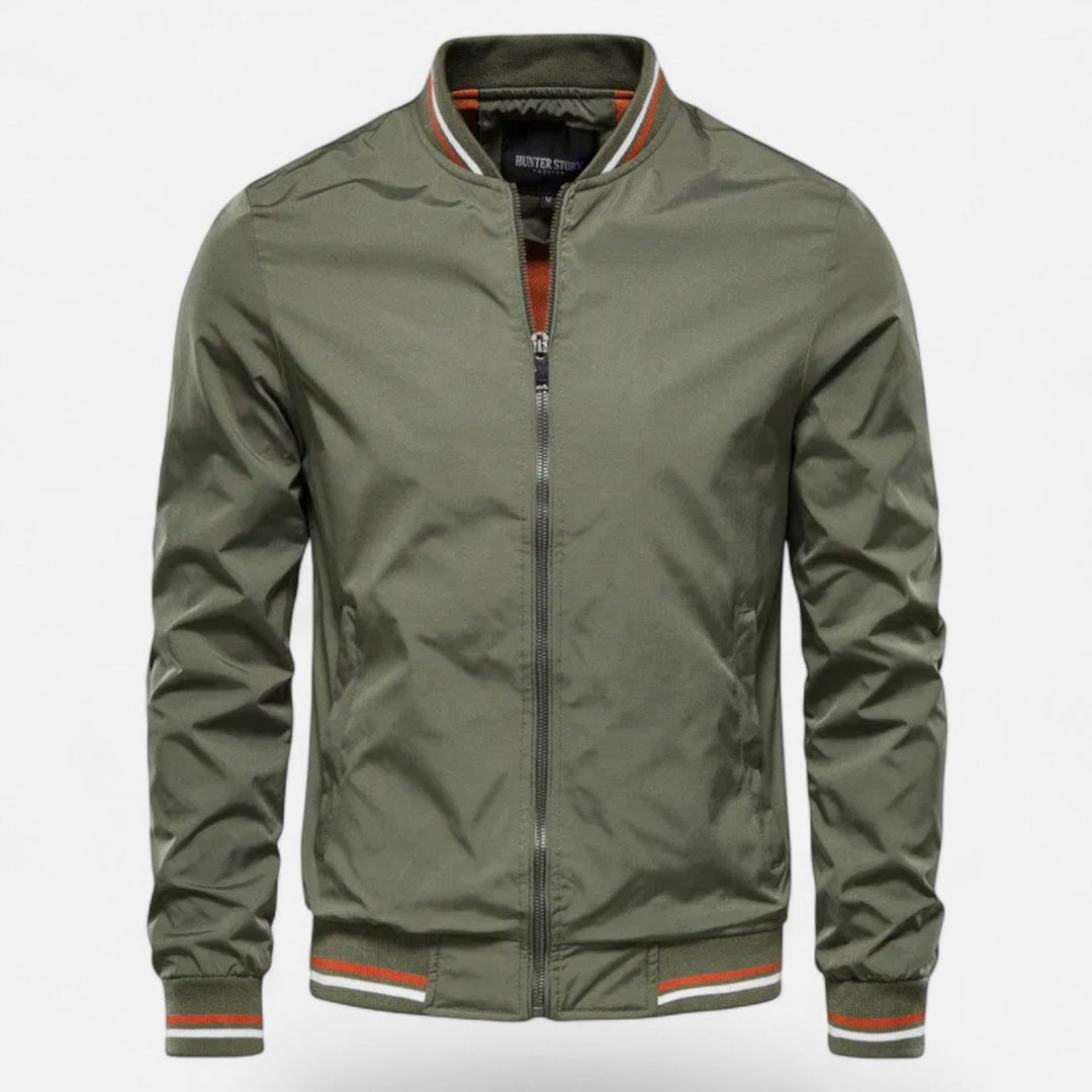 Men's Stand-Collar Non-Iron Casual Jacket
